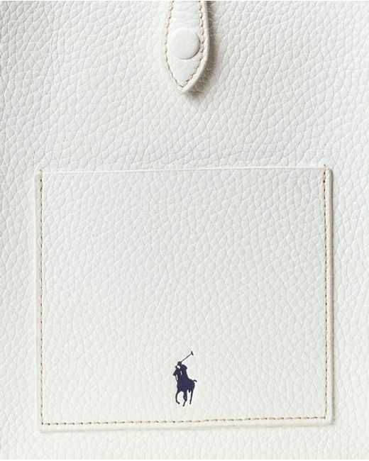 Polo Ralph Lauren White Polo Play Leather Pocket Crossbody