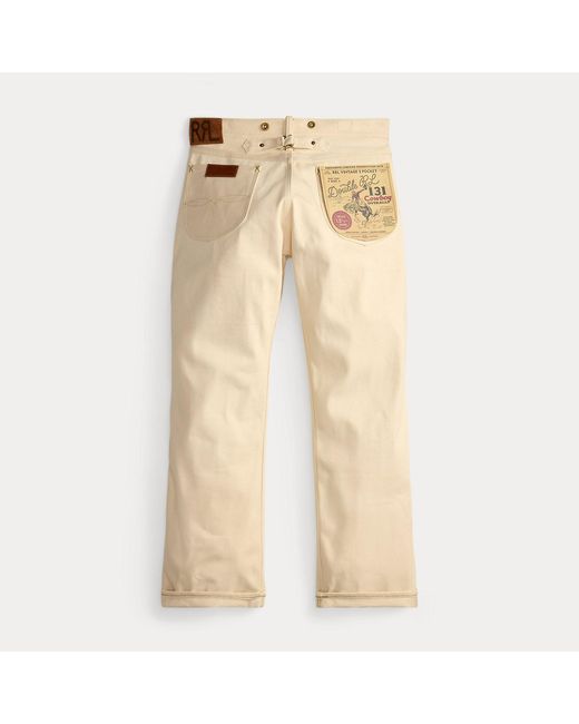 RRL Natural Limited-Edition Seeded Selvedge Jean for men