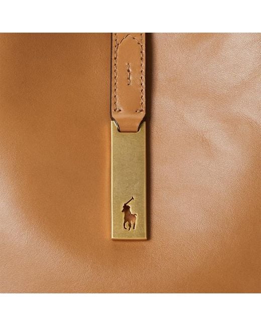 Polo Ralph Lauren Multicolor Polo Id Medium Leather Shoulder Bag