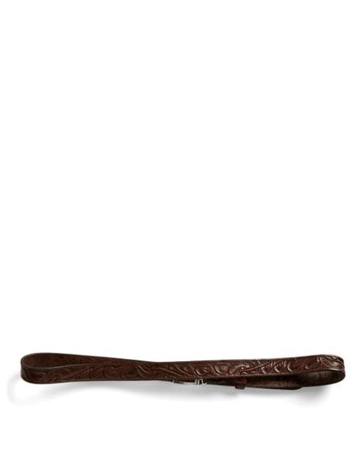 RRL Multicolor Hand-tooled Leather Belt - Size 30 for men