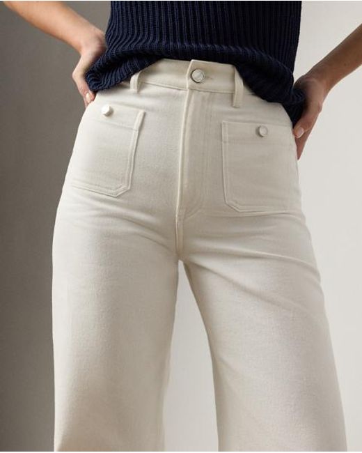 Ralph Lauren Black Dylon Wide-Leg Jean