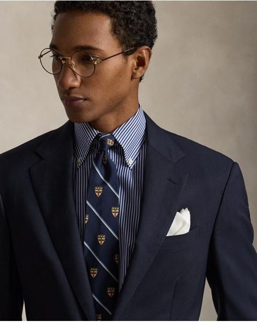 Polo Ralph Lauren Blue Polo Tailored Fit Wool Serge Suit for men