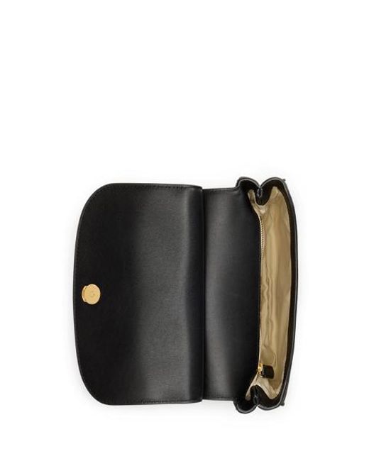 Ralph Lauren Red Medium Leather Marcy Crossbody Bag