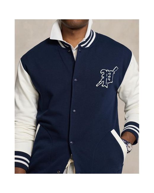 Polo Ralph Lauren Blue Big & Tall - Fleece Baseball Jacket for men