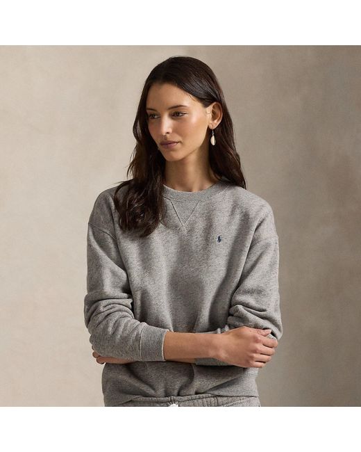 Polo Ralph Lauren Gray Fleece Crewneck Sweatshirt