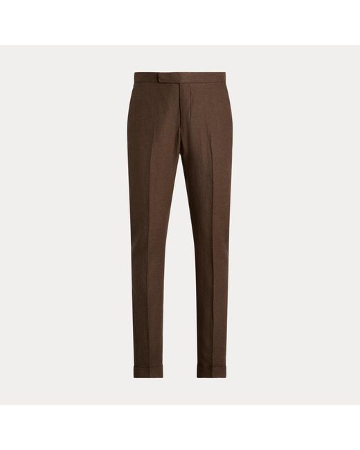 Polo Ralph Lauren Brown Linen Trouser for men
