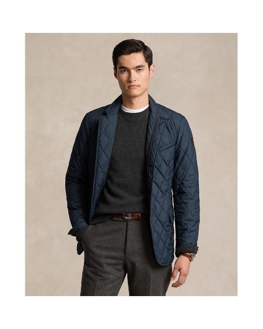 Polo Ralph Lauren Blue The Beaton Quilted Jacket for men