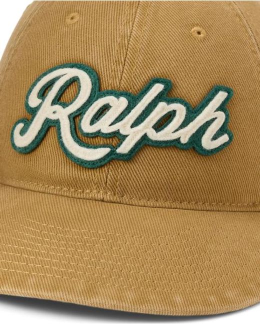 Polo Ralph Lauren Green The Ralph Lauren Logo Twill Ball Cap for men