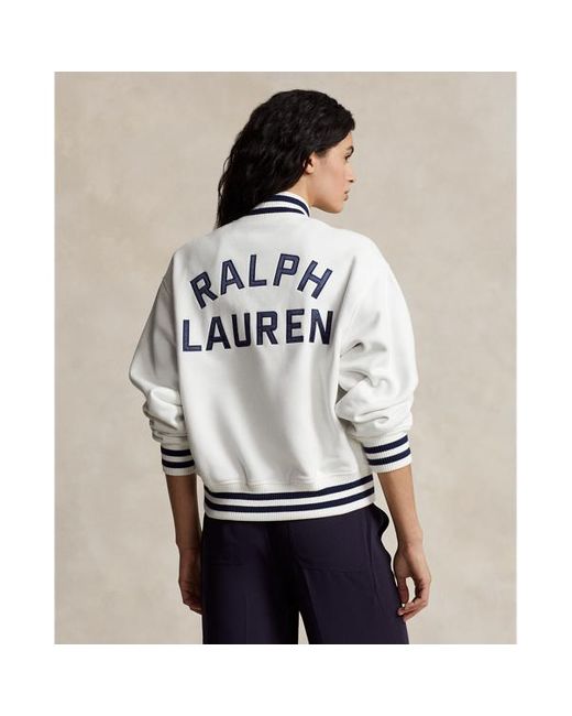 Polo Ralph Lauren Blue Logo Reversible Bomber Jacket