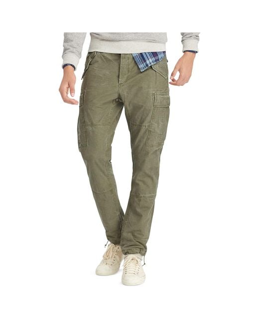 Polo Ralph Lauren Slim Fit Cargo Trouser in Green for Men | Lyst