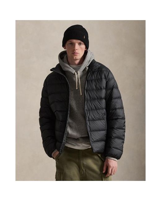 Polo Ralph Lauren Black The Colden Packable Down Jacket for men