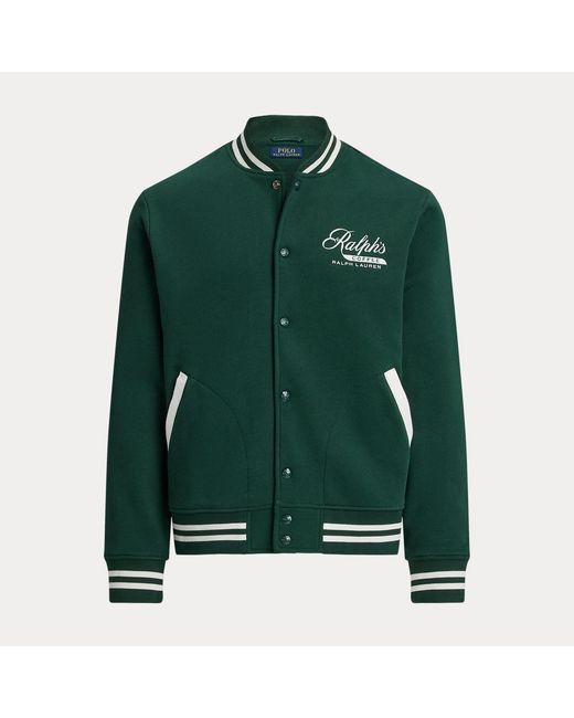Polo Ralph Lauren Green Ralph Lauren's Coffee Baseball Jacket for men
