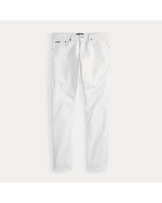 Polo Ralph Lauren Black Sullivan Slim Garment-Dyed Stretch Jean for men