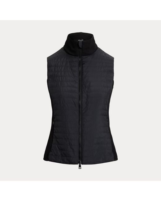 Ralph Lauren Black Hybrid Quilted Gilet