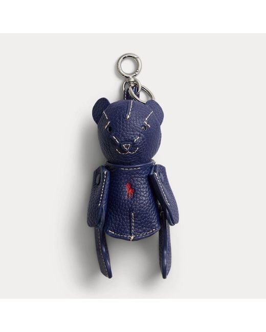 Polo Ralph Lauren Blue Ralph Lauren Polo Bear Leather Bag Charm