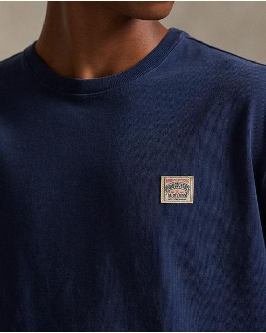 Polo Ralph Lauren Blue Classic Fit Polo Country T-Shirt for men