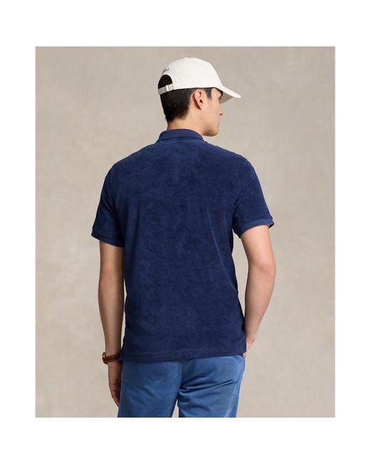 Polo Ralph Lauren Classic-Fit Poloshirt aus Frottee in Blue für Herren