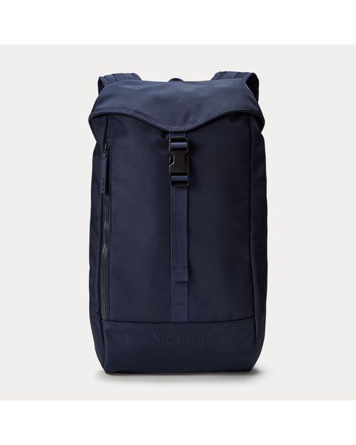 Polo Ralph Lauren Rugzak Met Ton-Sur-Ton Logo in het Blue voor heren