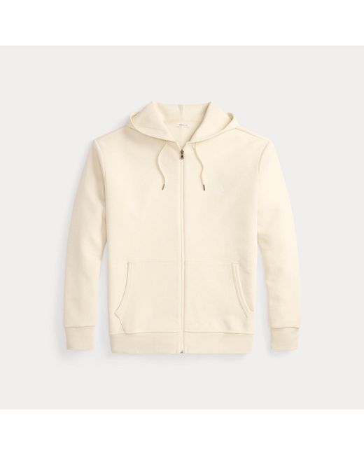 Polo Ralph Lauren Blue Double-Knit Full-Zip Hoodie for men