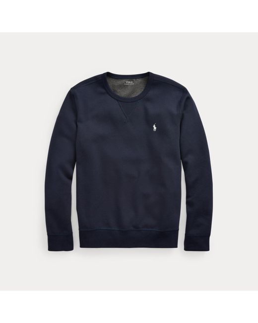 Polo Ralph Lauren Blue Double-Knit Sweatshirt for men