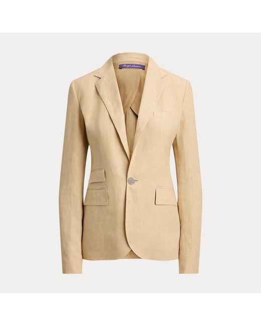 Ralph Lauren Natural Parker Linen Jacket