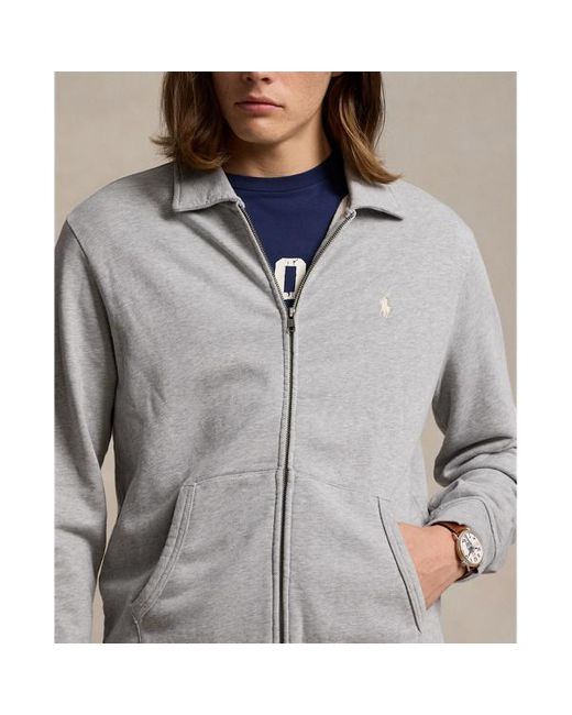 Polo Ralph Lauren Gray Loopback Fleece Jacket for men
