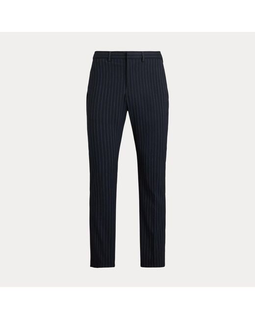 Polo Ralph Lauren Blue Manhasset Stretch Straight Fit Trousers for men