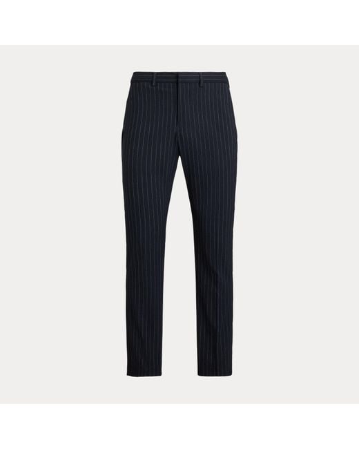 Pantaloni Manhasset stretch Straight-Fit di Polo Ralph Lauren in Blue da Uomo