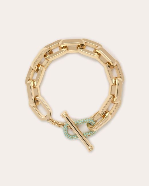 Ramy Brook Metallic Daisy Toggle Bracelet