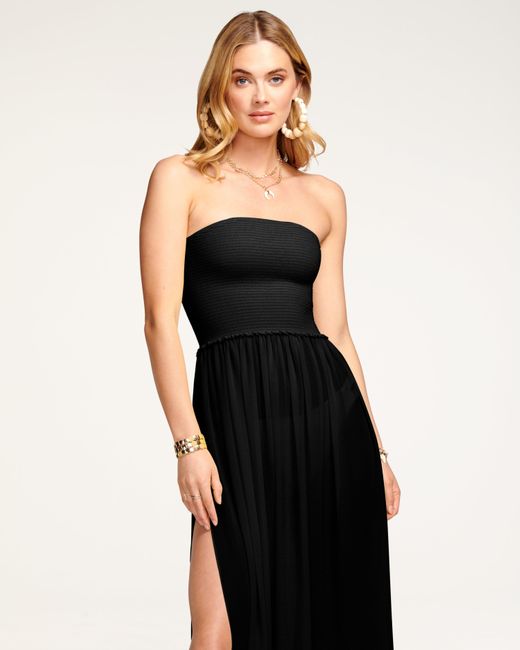 Ramy Brook Black Calista Coverup Maxi Dress