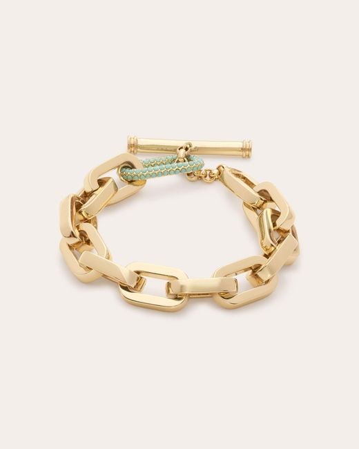 Ramy Brook Metallic Daisy Toggle Bracelet