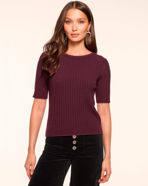 Ramy Brook Brown Elliot Cashmere T-Shirt