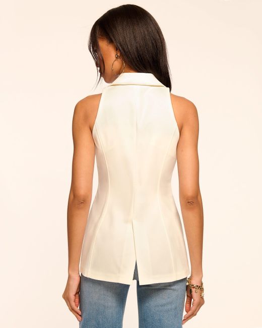 Ramy Brook Green Lisa Stretch Cotton Vest