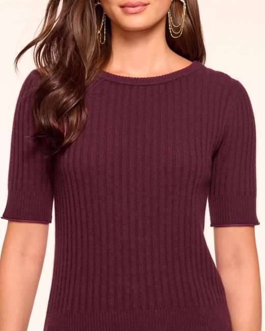 Ramy Brook Brown Elliot Cashmere T-Shirt
