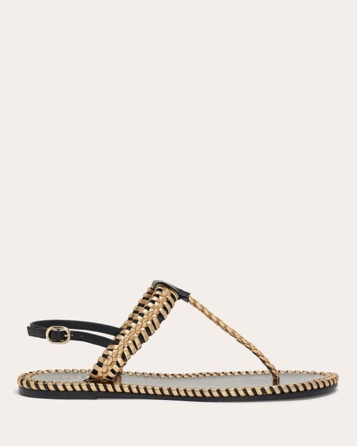 Ramy Brook Natural Frenze Flat Sandal