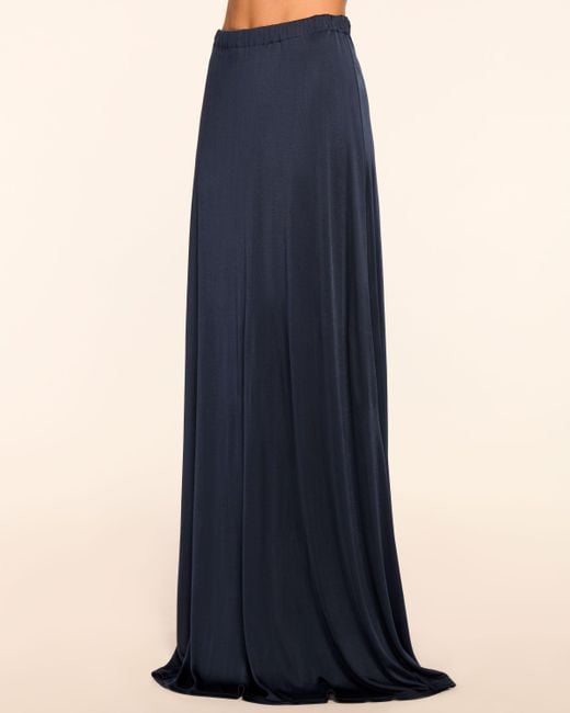 Ramy Brook Blue Chris Jersey Maxi Skirt