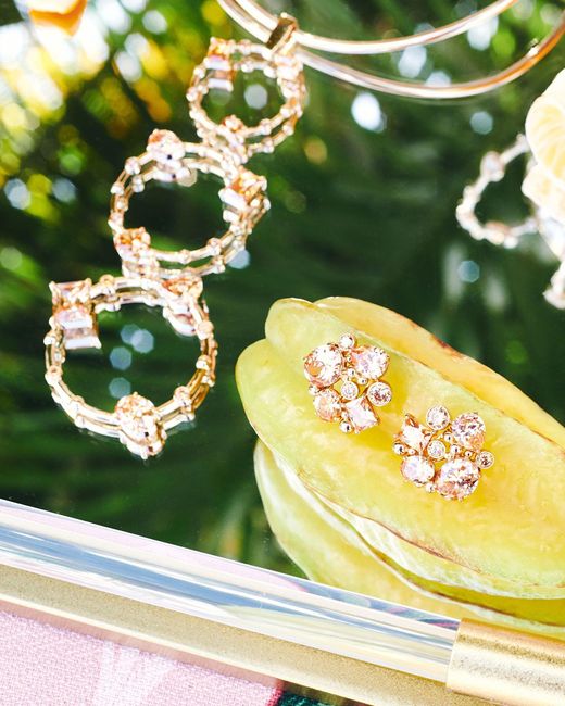 Ramy Brook Natural Lizzy Gemstone Stud Earrings