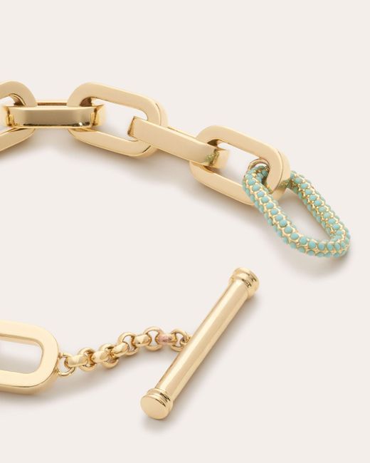 Ramy Brook Metallic Daisy Toggle Bracelet