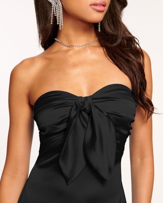 Ramy Brook Blue Orion Strapless Mini Dress
