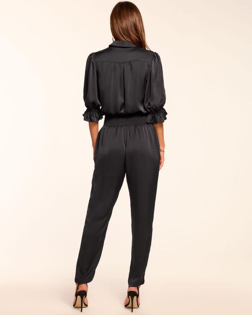 Ramy Brook Multicolor Dina Short Sleeve Button Down Jumpsuit