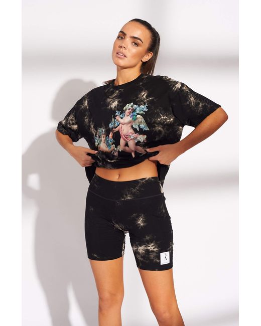 Tie Dye Cycling Shorts 2024 www.alhudapk