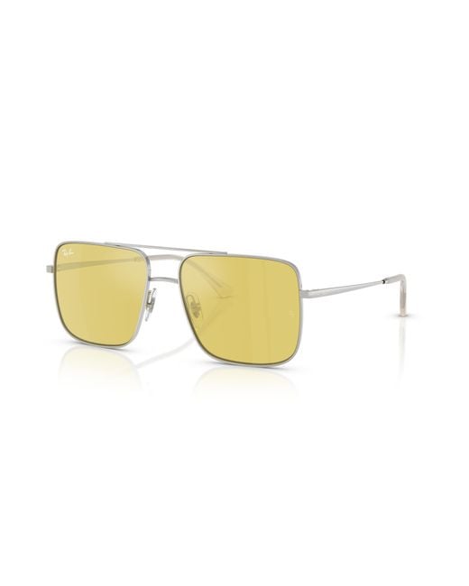 Ari bio-based gafas de sol montura gris lentes polarizado Ray-Ban de color Black