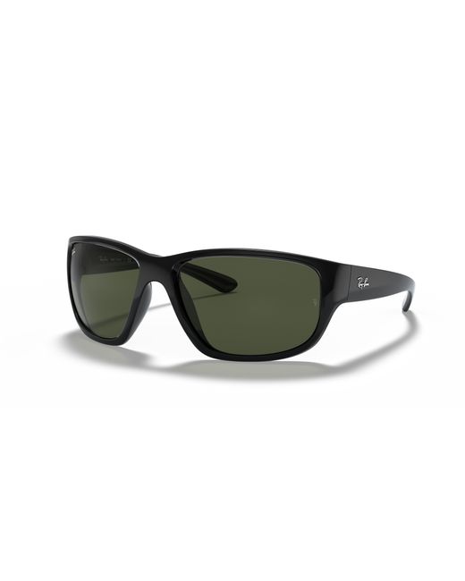 Ray-Ban Rb4300 Sonnenbrillen Schwarz Fassung Grün Glas 63-18 in Black für Herren