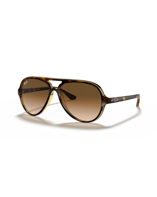 Cats 5000 classic gafas de sol montura marrón lentes Ray-Ban de hombre de color Black