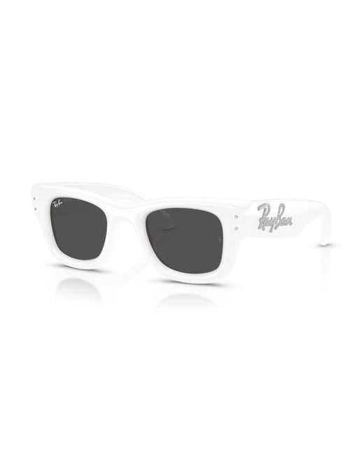 Ray-Ban Wayfarer Puffer Crystal Edition Sunglasses Frame Black Lenses