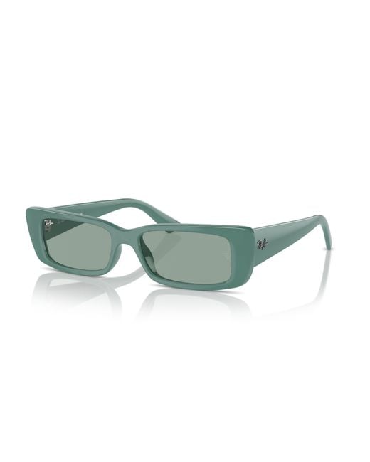 Ray-Ban Green Rb4425 Teru Rectangular Sunglasses
