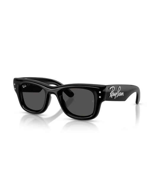 Ray-Ban Wayfarer Puffer Diamond Edition Sunglasses Frame Black Lenses