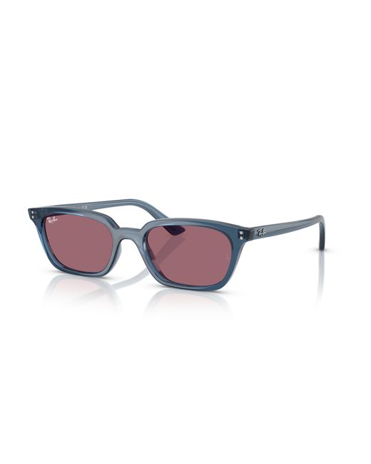 Zaya bio-based gafas de sol montura violeta lentes Ray-Ban de color Black