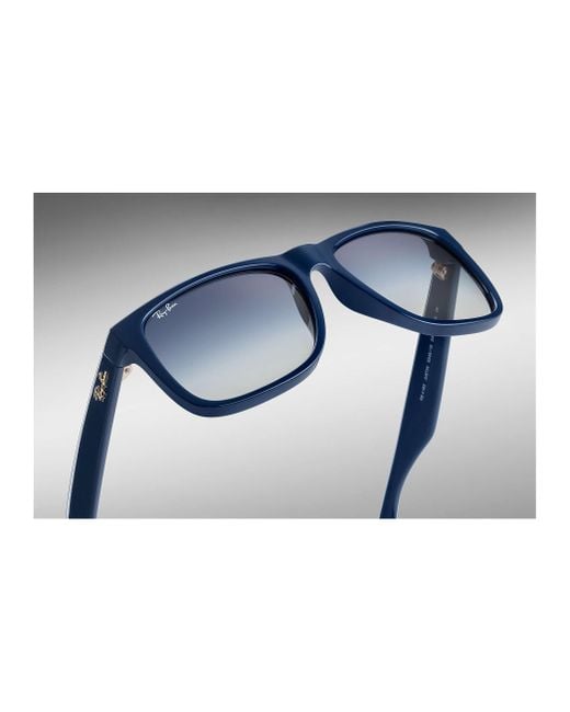 Ray-Ban Justin @collection in Blue for Men | Lyst