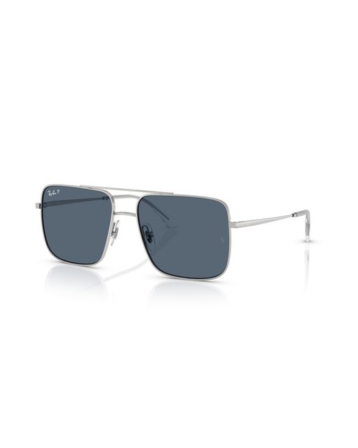 Ray-Ban Black Ari Bio-based Sunglasses Frame Grey Lenses Polarized